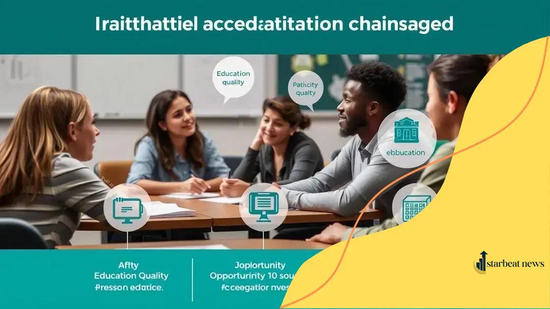 Impact of accreditation changes on students