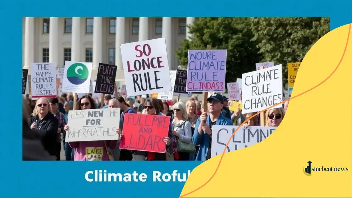 Controversies behind climate rule changes
