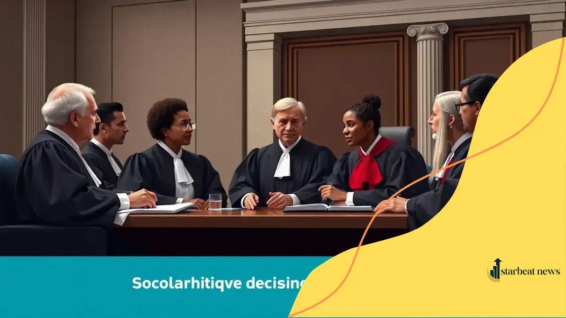 Trends in judicial decision-making