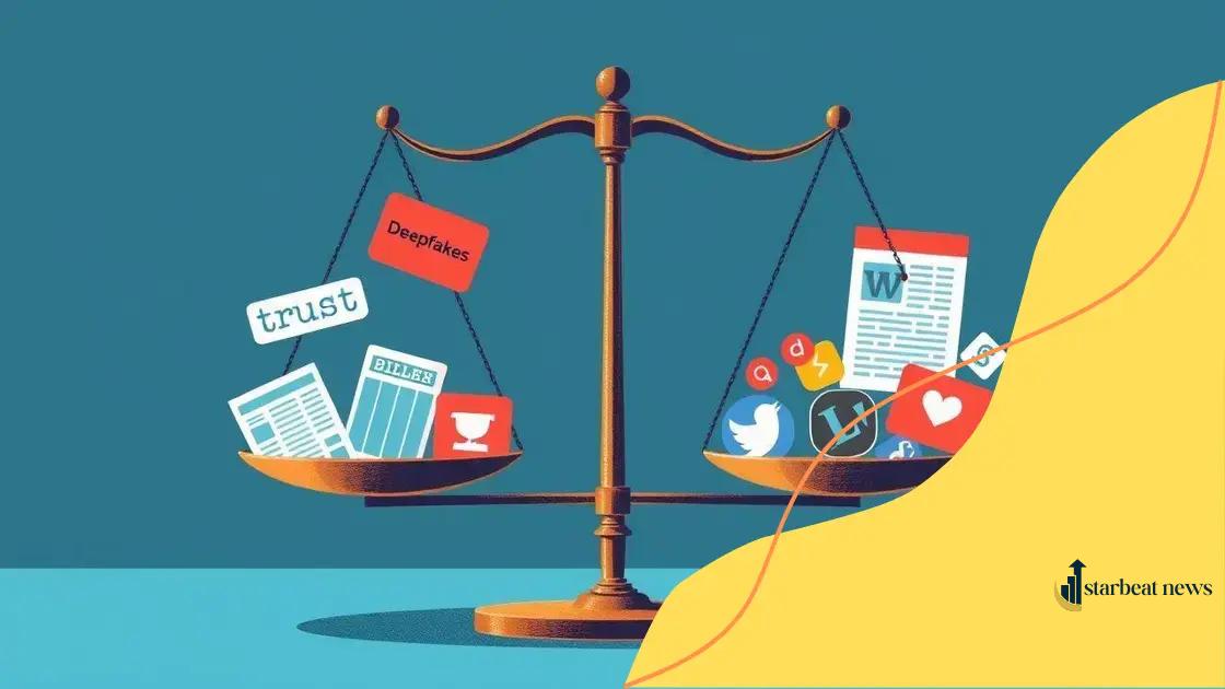 Impact on trust in digital media